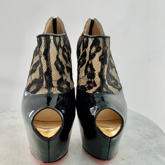 Christian Louboutin Aeronotoc peep toe bootie - Picture 3 of 5